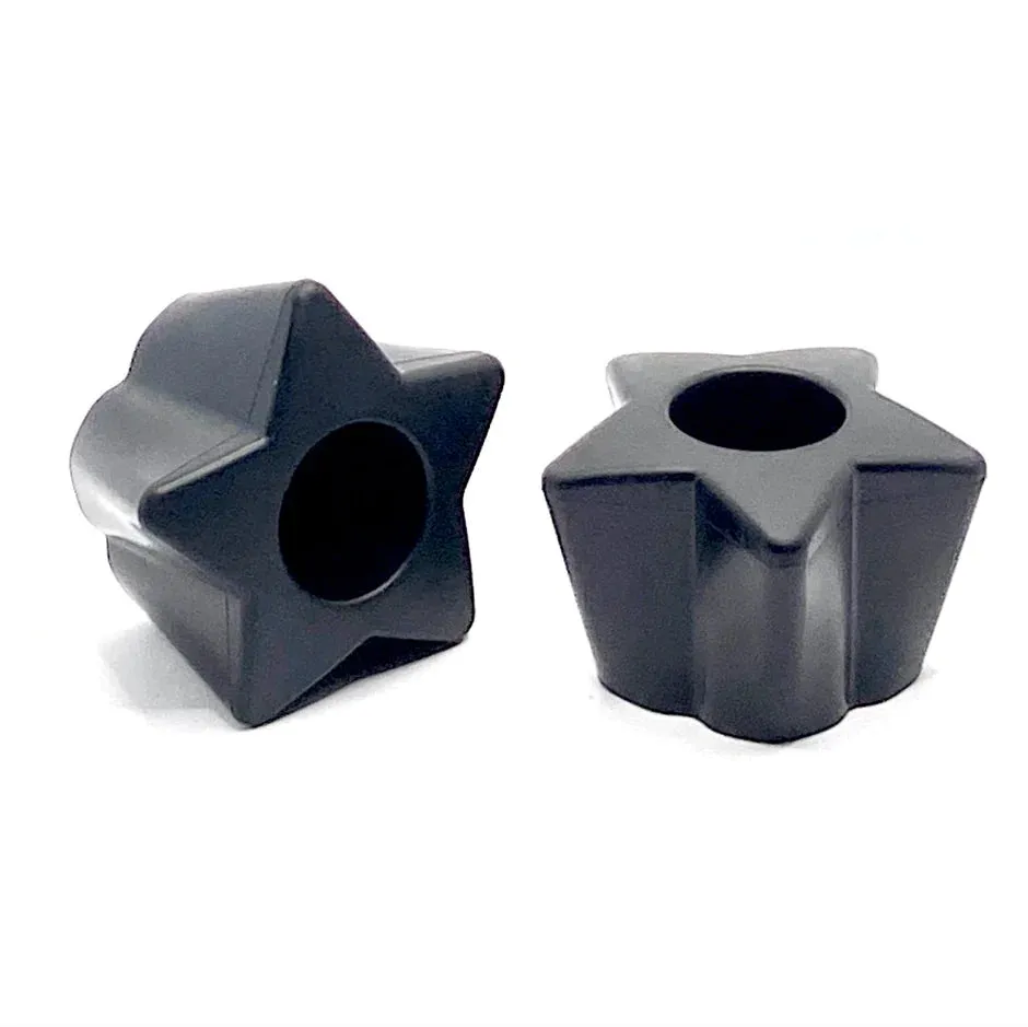 ★ Twinkle Toes Bolt-On Star Stops - BLACK