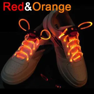 1 Pair Cool 19 Color For Pick LED Flashlight Up Glow Shoelaces Party Decoration Toys