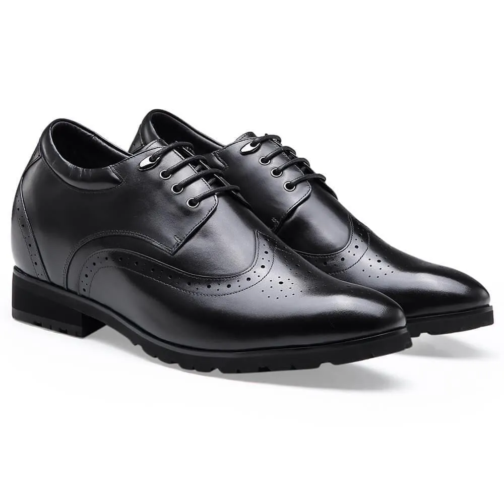10 CM / 3.94 Inches Taller - CMR CHAMARIPA Height Increasing Dress Shoes That Make Men Taller 10CM