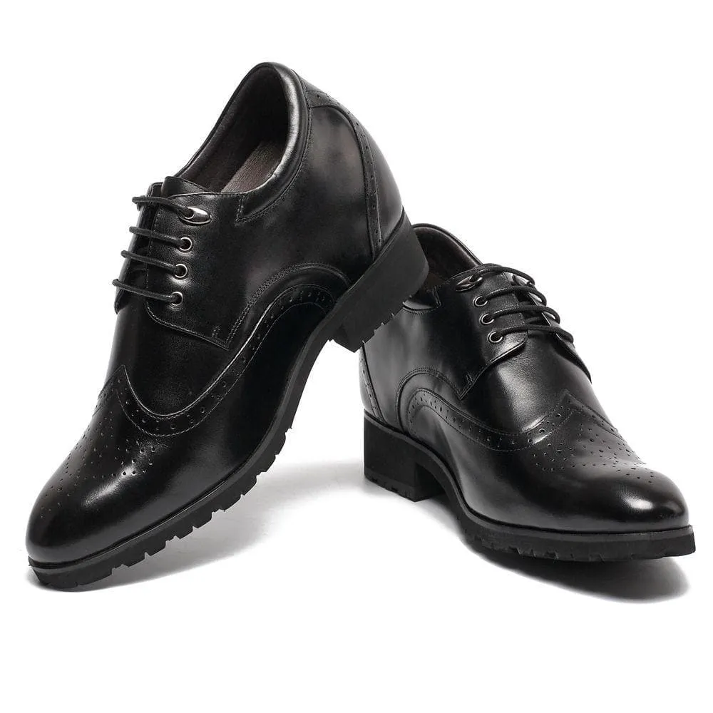 10 CM / 3.94 Inches Taller - CMR CHAMARIPA Height Increasing Dress Shoes That Make Men Taller 10CM