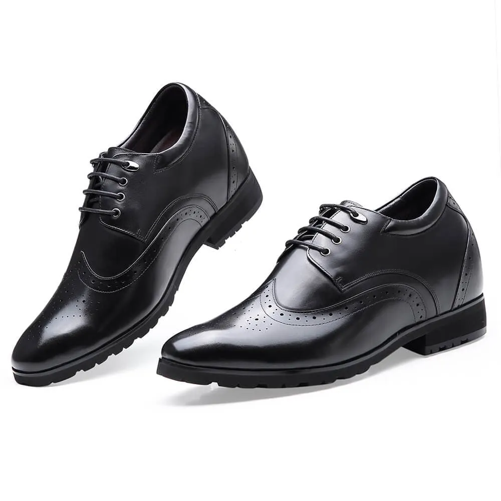 10 CM / 3.94 Inches Taller - CMR CHAMARIPA Height Increasing Dress Shoes That Make Men Taller 10CM