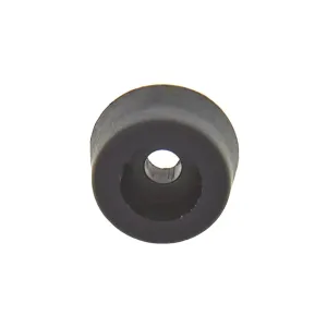 1/4" Black, Bottom Stud, Plastic, #L-1474-BLK