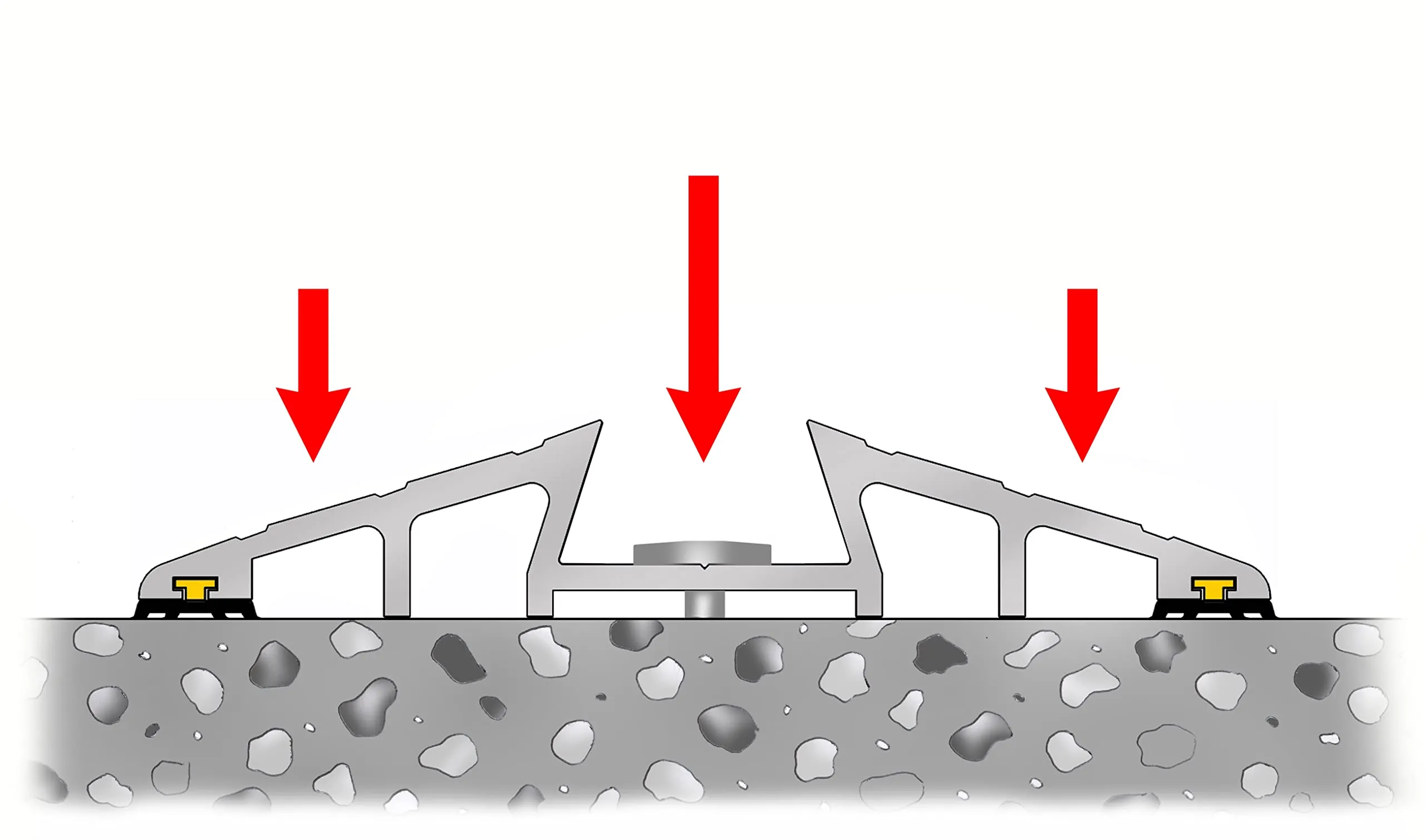 1" High Commercial Door Aluminum Threshold Seal Kit 10'2" Length | Full Kit Fixings Included | GaraDry