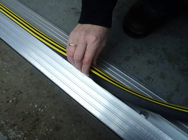 1" High Commercial Door Aluminum Threshold Seal Kit 10'2" Length | Full Kit Fixings Included | GaraDry