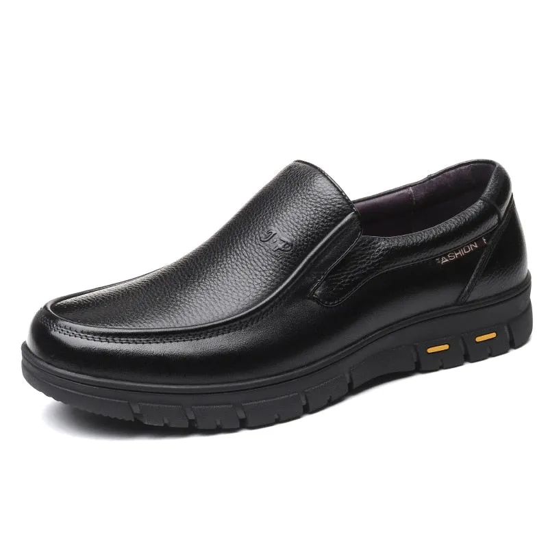 2022 Newly Men's Genuine Leather Shoes Head Leather Soft Anti-slip Driving Shoes Man Spring Leather Shoes Zapatos De Hombre
