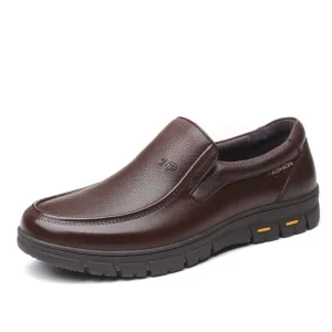 2022 Newly Men's Genuine Leather Shoes Head Leather Soft Anti-slip Driving Shoes Man Spring Leather Shoes Zapatos De Hombre