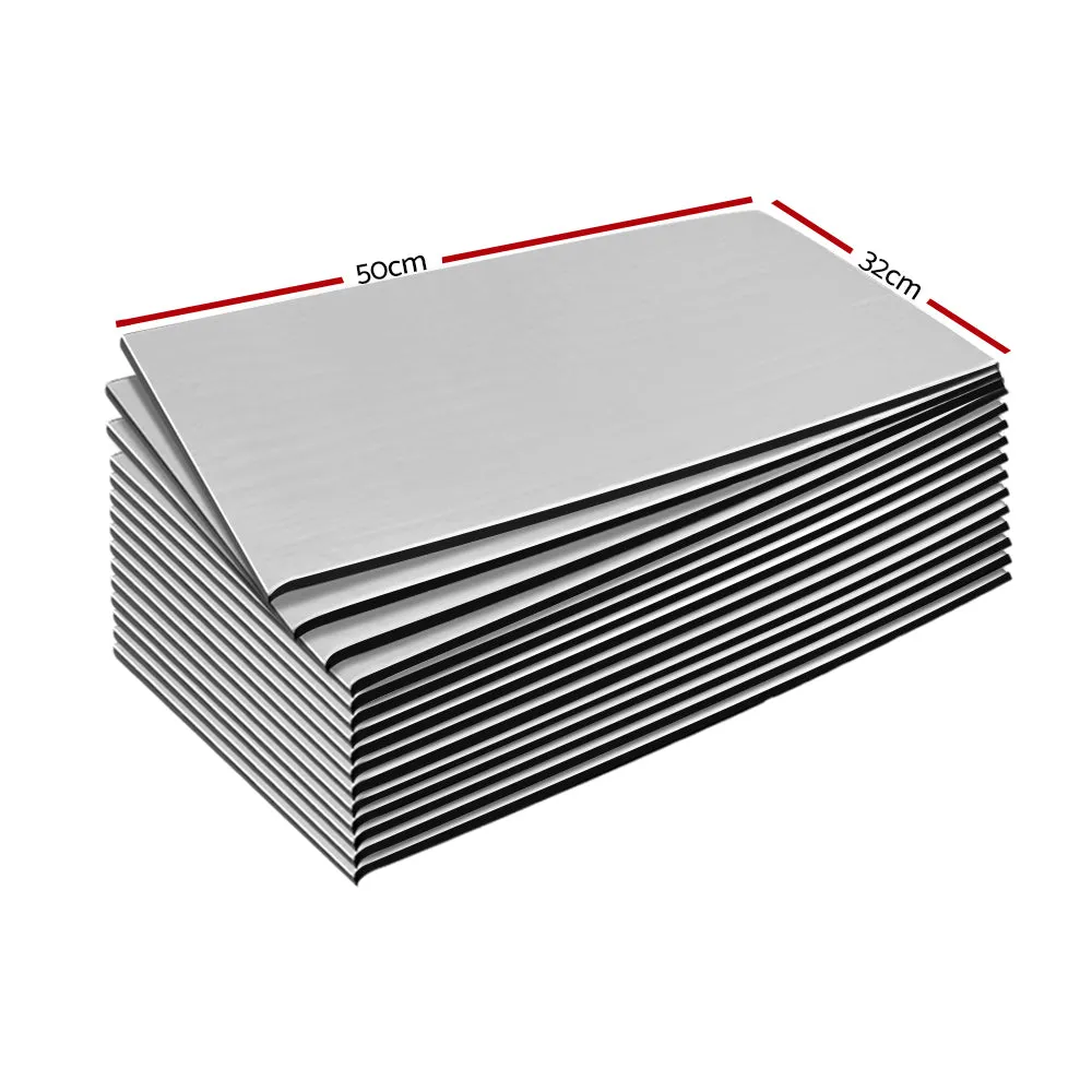 36PCS 32x50cm Car Sound Deadener Heat Proof Butyl - Weisshorn