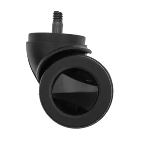 52mm Black, Wheel with Assembly, Plastic, #L-3830