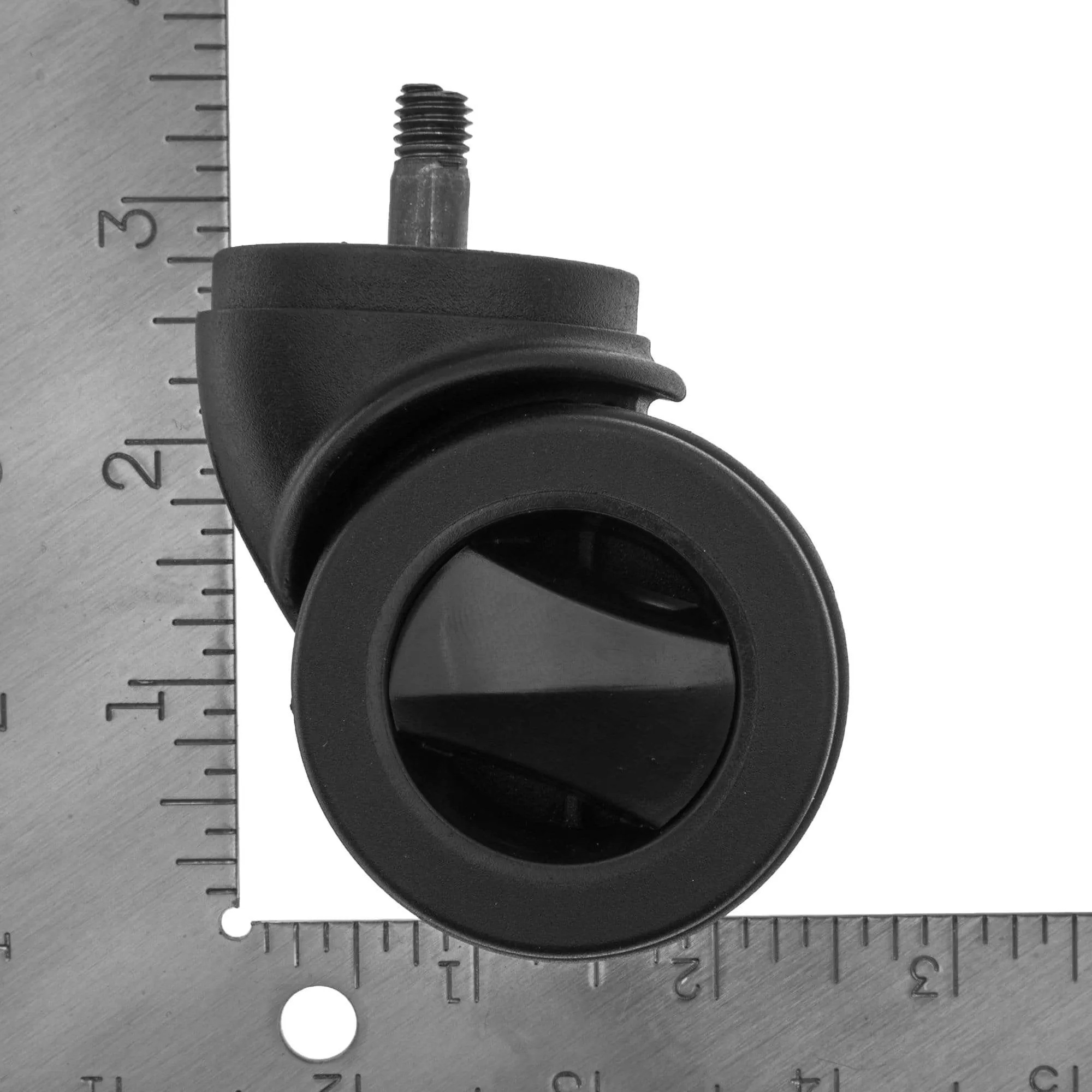 52mm Black, Wheel with Assembly, Plastic, #L-3830