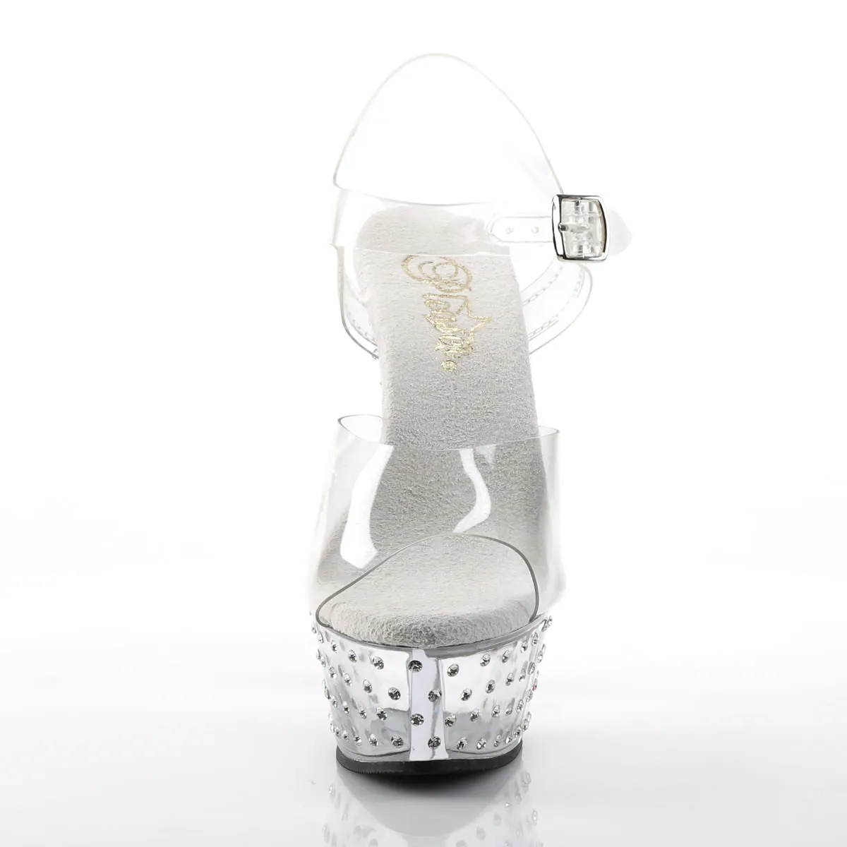 6 Inch Heel STARDUST-608 Clear