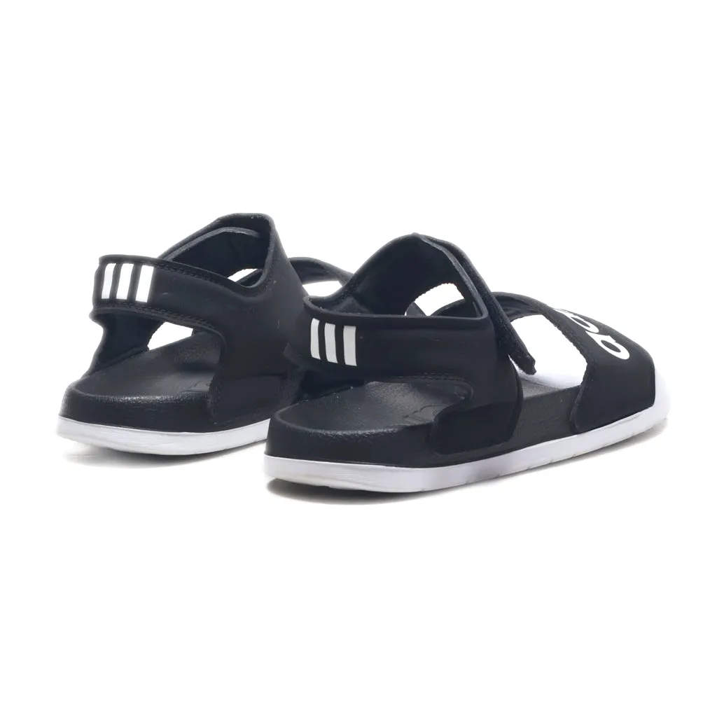 Adidas Adilette Casual Sandals Leather Black Colour For Men