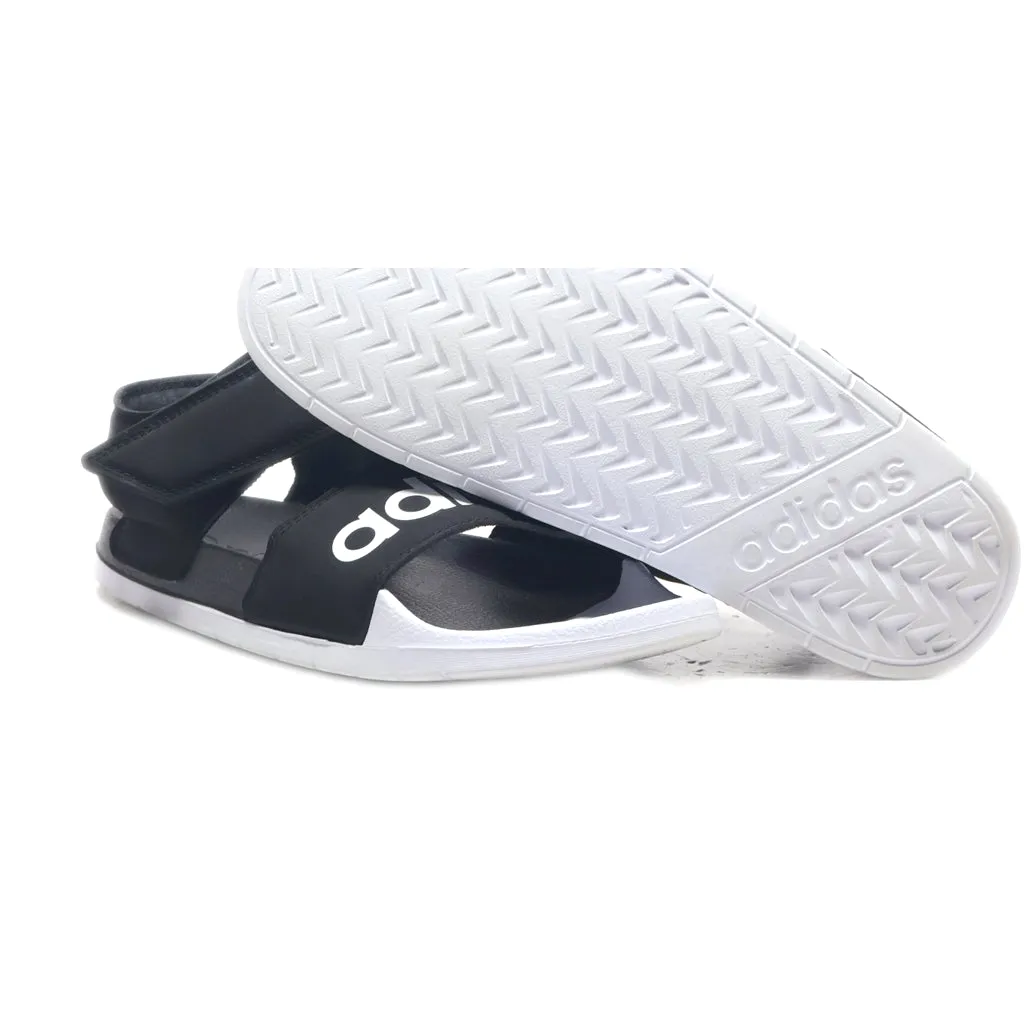 Adidas Adilette Casual Sandals Leather Black Colour For Men