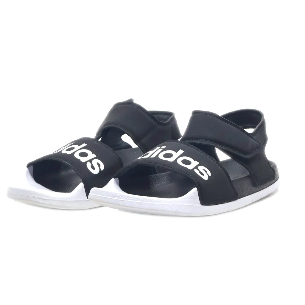 Adidas Adilette Casual Sandals Leather Black Colour For Men