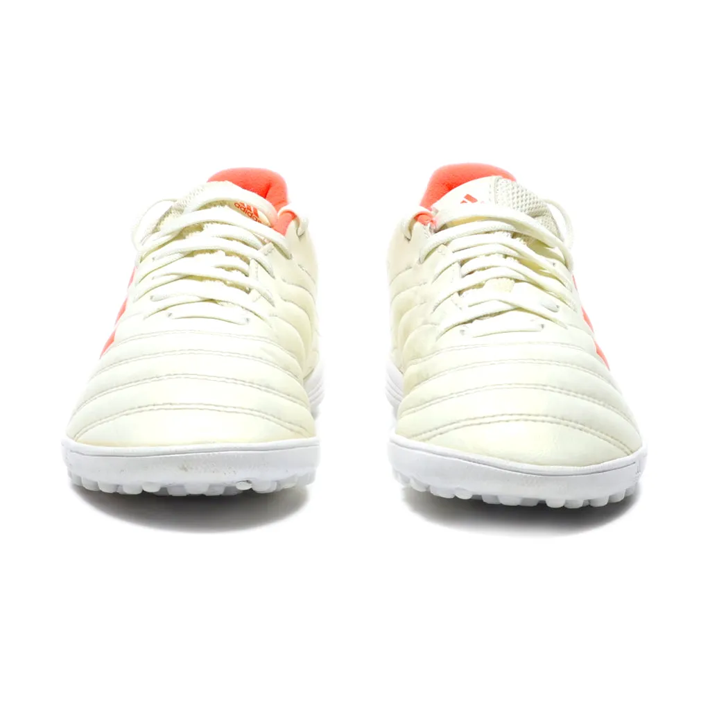 Adidas Copa 19.3 Tf Sport Shoes Leather Beige Colour For Kids