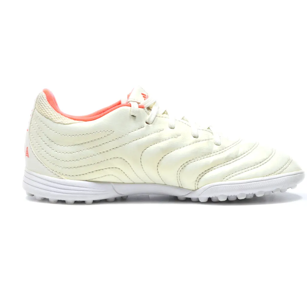 Adidas Copa 19.3 Tf Sport Shoes Leather Beige Colour For Kids