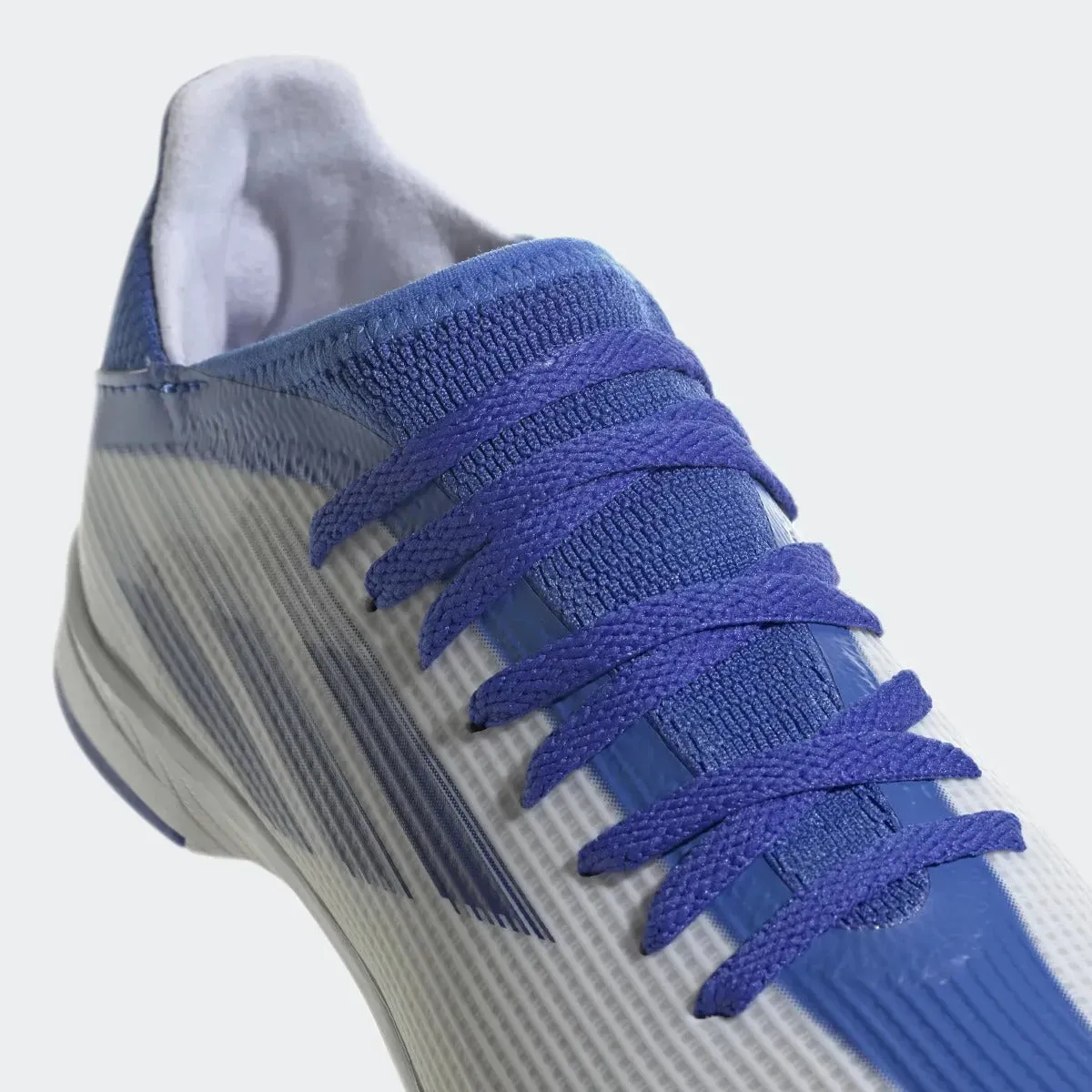 adidas JR X Speedflow .3 Turf - White-Blue