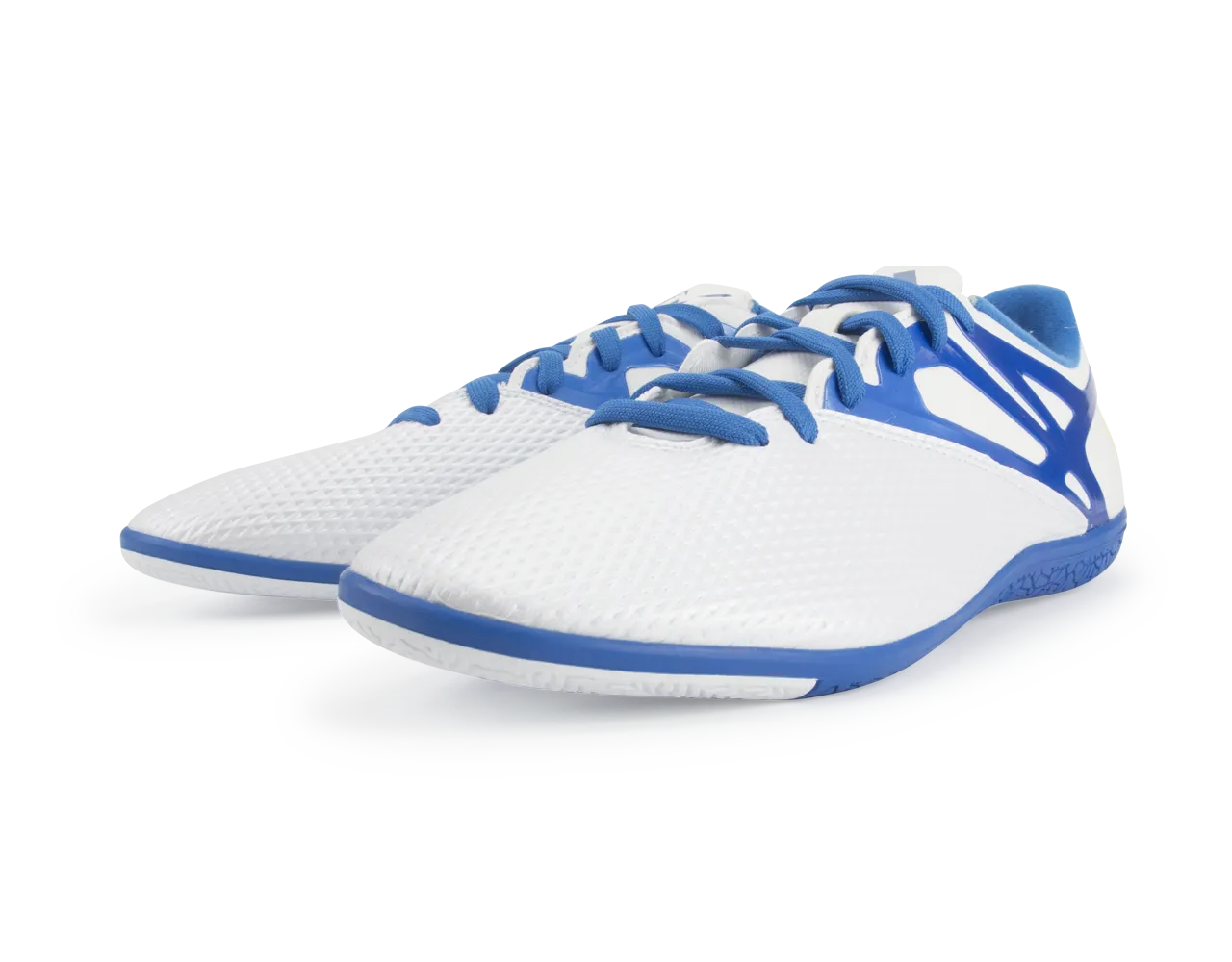adidas Men's Messi 15.3 Indoor Soccer Shoes White/Prime Blue/Black