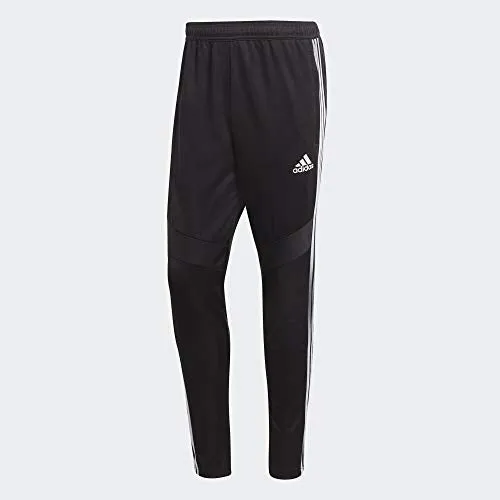 adidas Men's Standard Tiro 19 Pants, Black/White, Medium