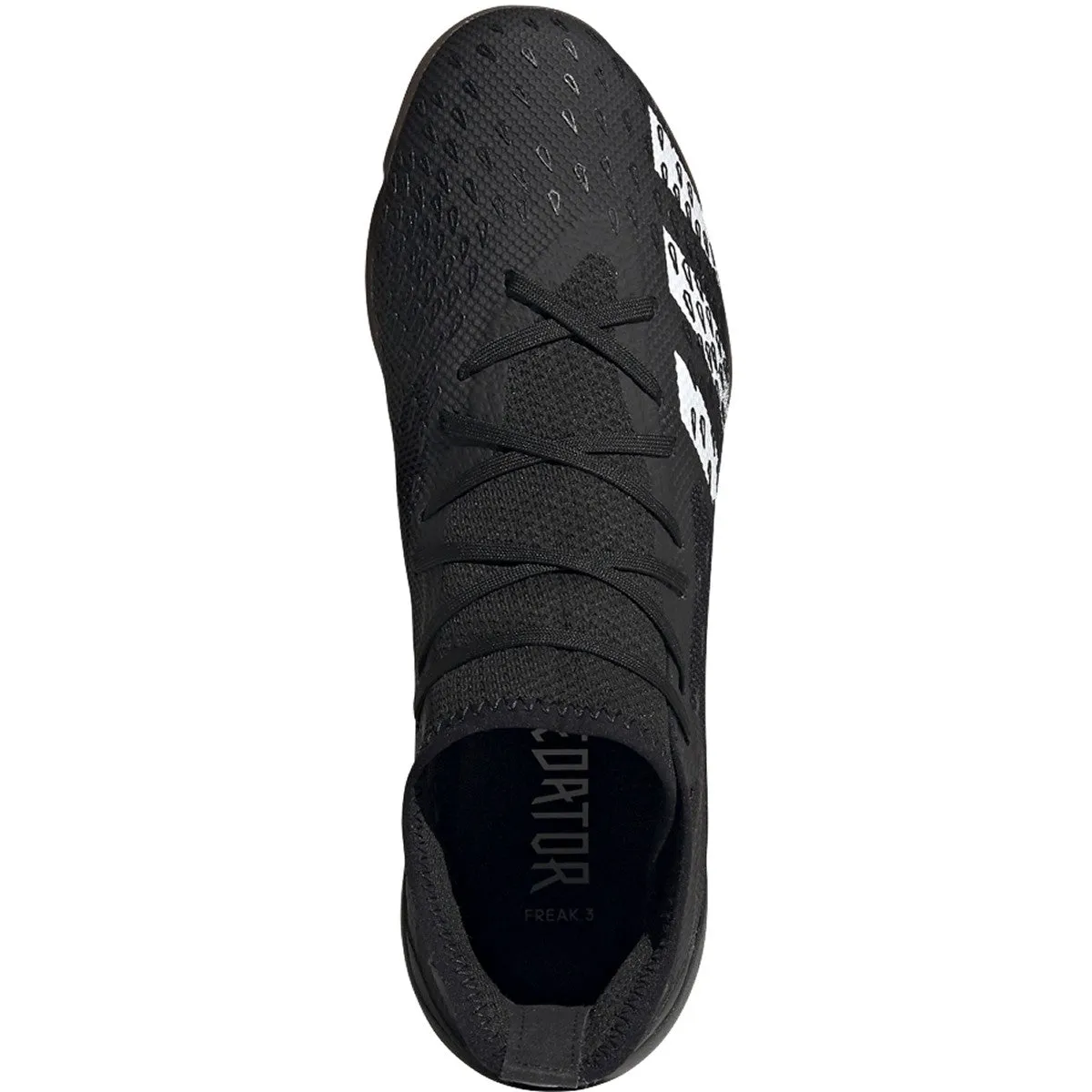 adidas Predator Freak .3 IN Indoor Soccer Shoe - Core Black/White/Core Black