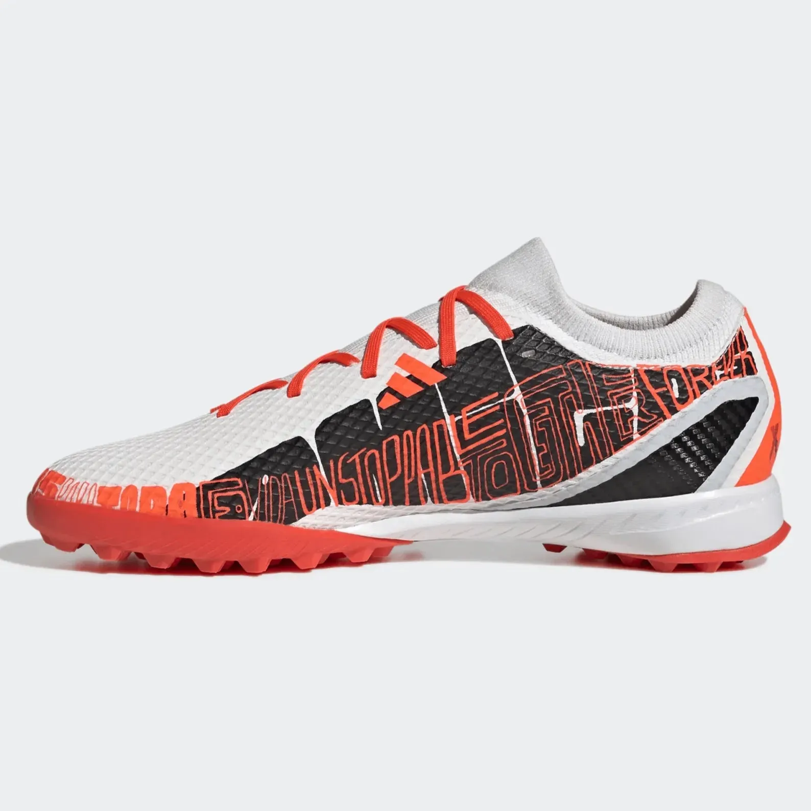 adidas X SpeedPortal Messi .3 Turf - White-Black-Solar Red