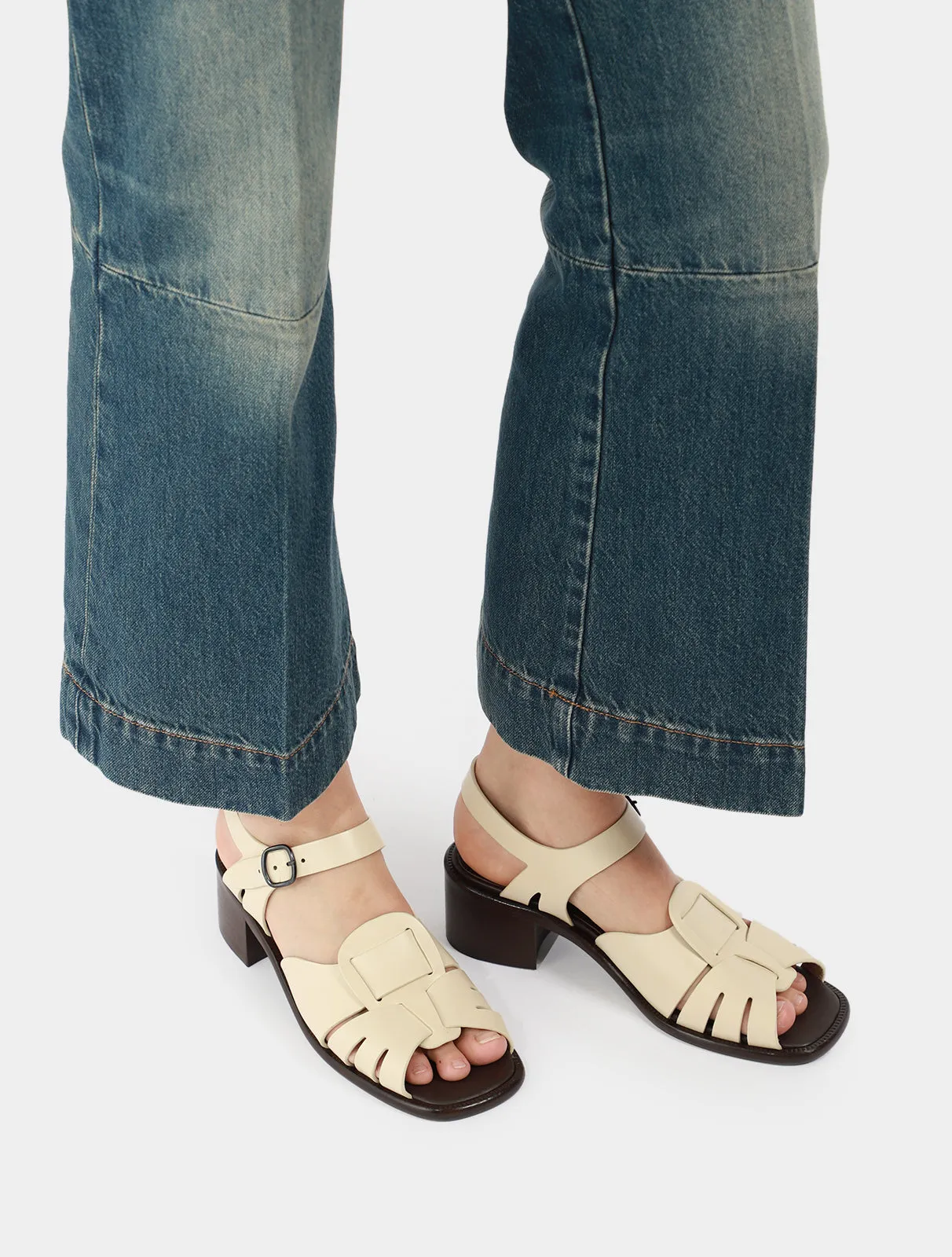 Ancora Squared Heeled Sandals