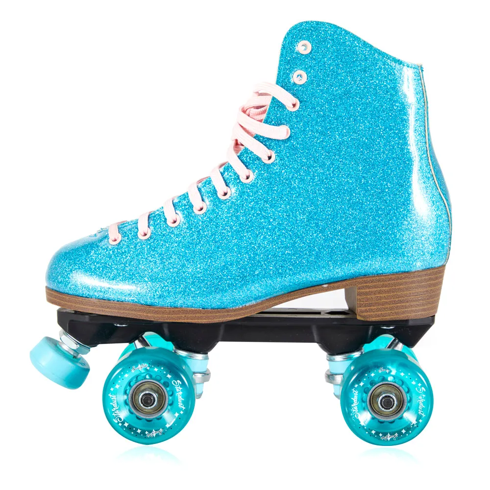 Aqua Blue Disco Roller Skates