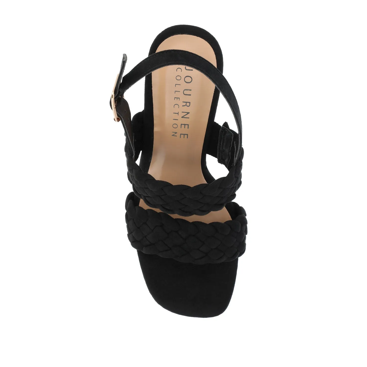 AYVEE HEELED SANDALS IN FAUX LEATHER