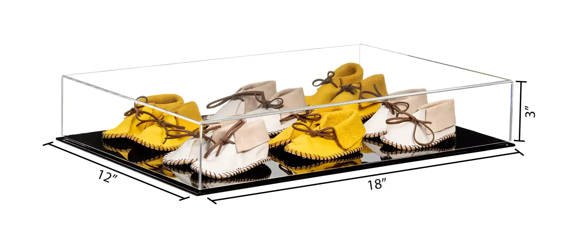 Baby Shoes/Moccasins Display Case – Shoe Display Case