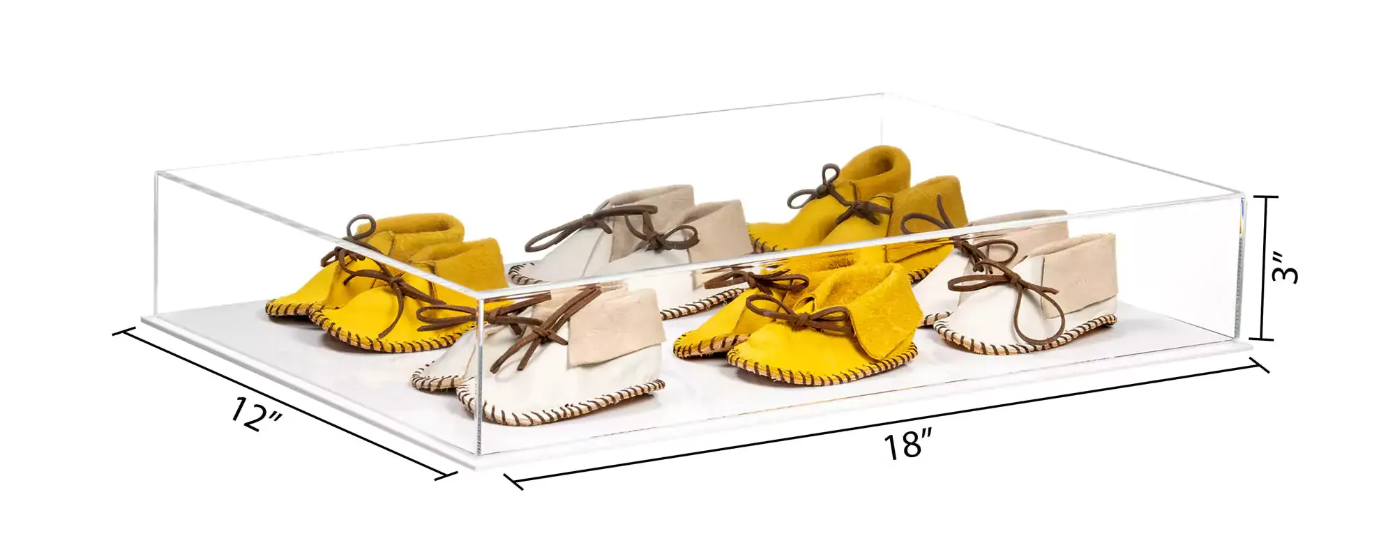 Baby Shoes/Moccasins Display Case – Shoe Display Case