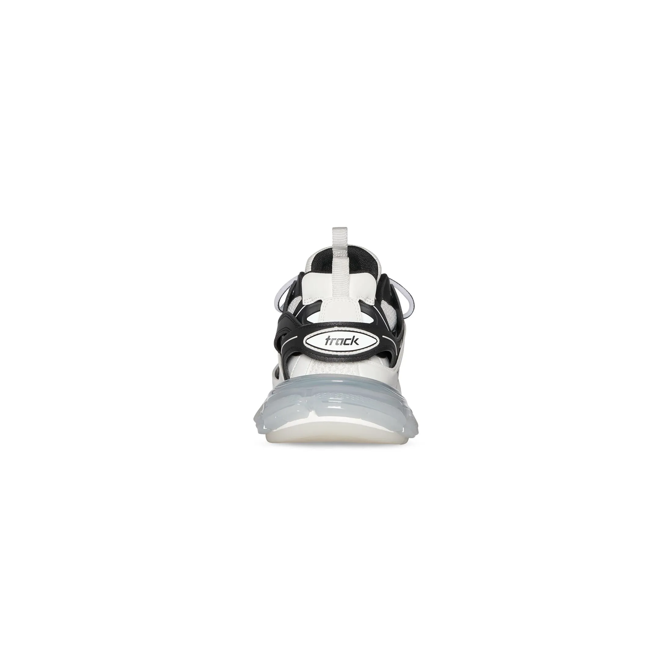 BALENCIAGA TRACK SNEAKER CLEAR SOLE IN WHITE