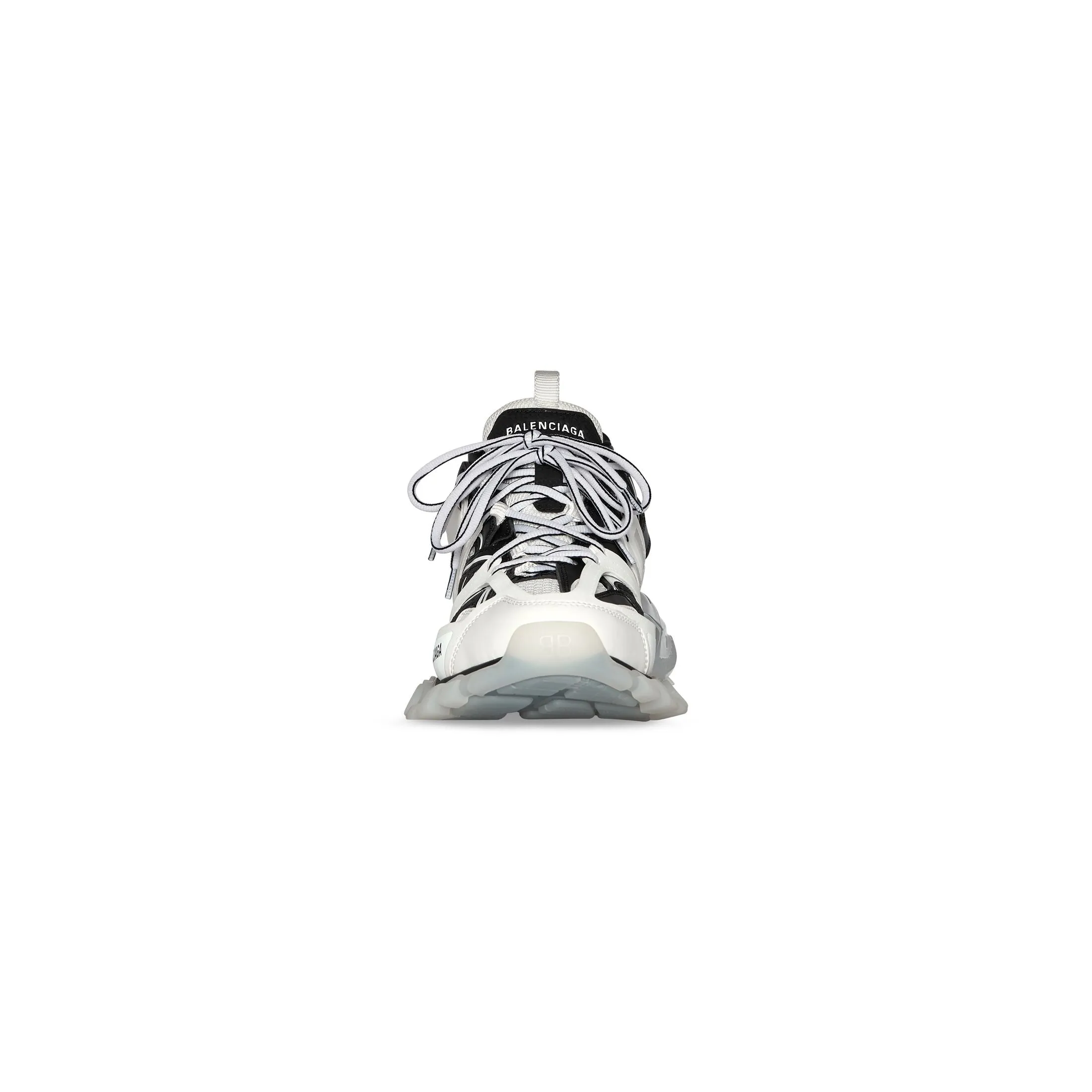 BALENCIAGA TRACK SNEAKER CLEAR SOLE IN WHITE
