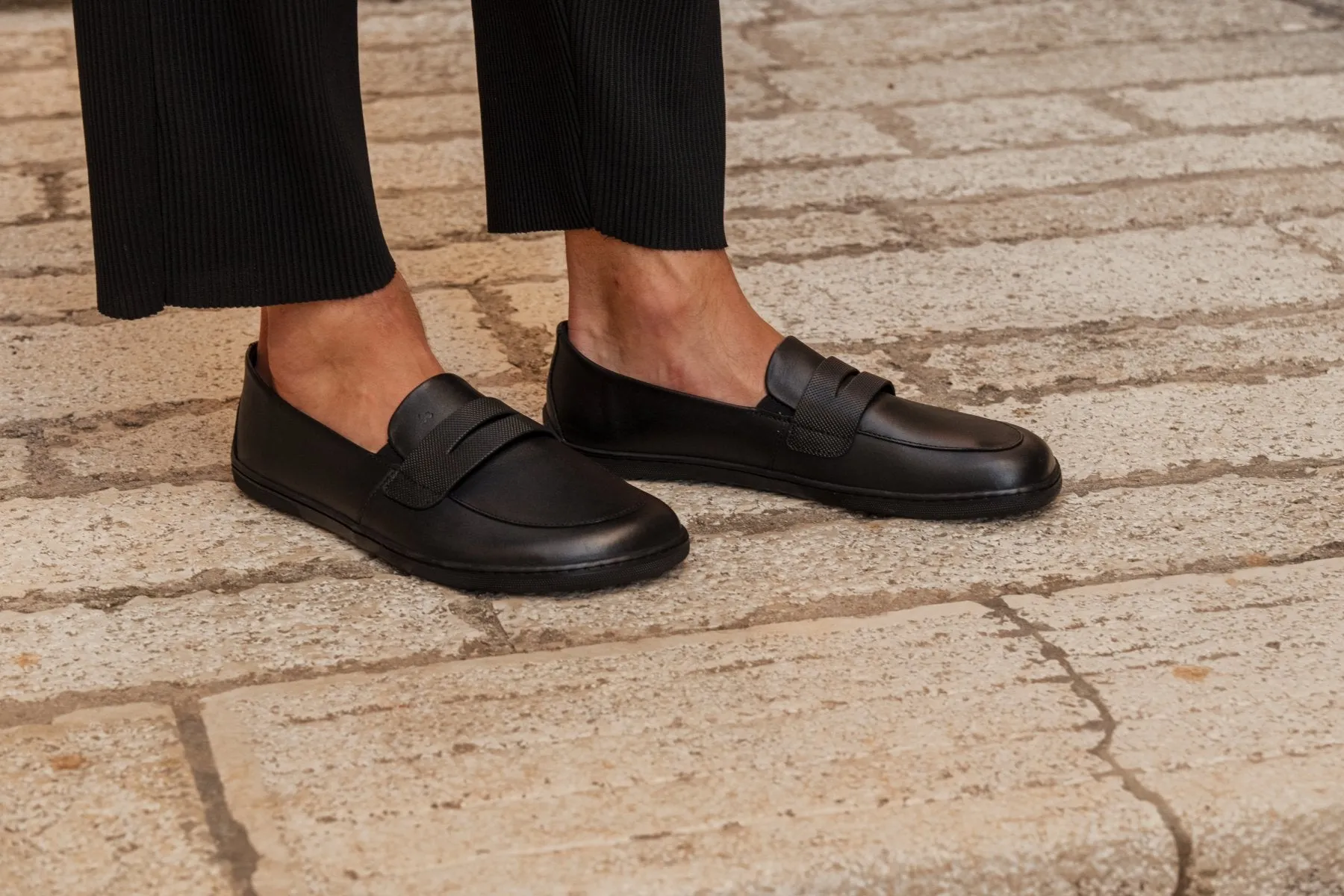 Barefoot Moccasins Be Lenka Buena - All Black CLEARANCE
