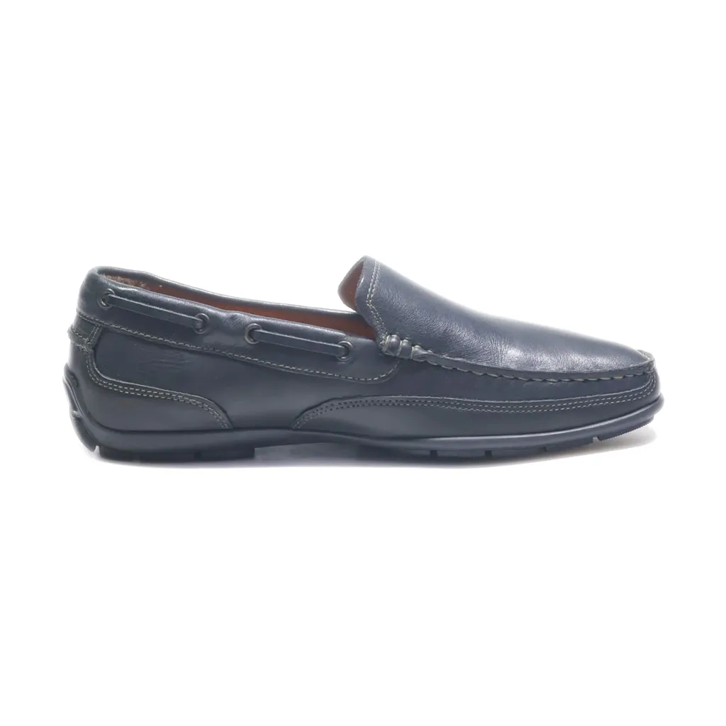 Bass Moccasins Leather Black Colour For Men