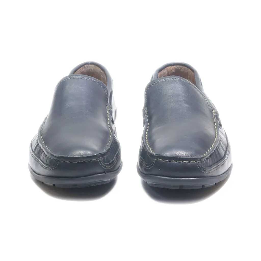 Bass Moccasins Leather Black Colour For Men