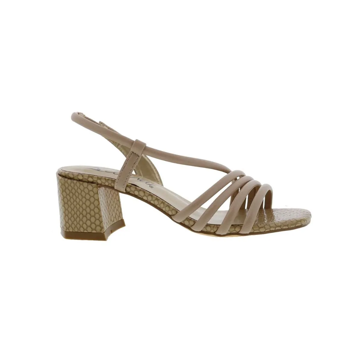 Bellini Fling Women In Taupe Croc Combo