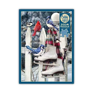 Birds with Skates 500 Piece Puzzle By Cobble Hill Puzzles