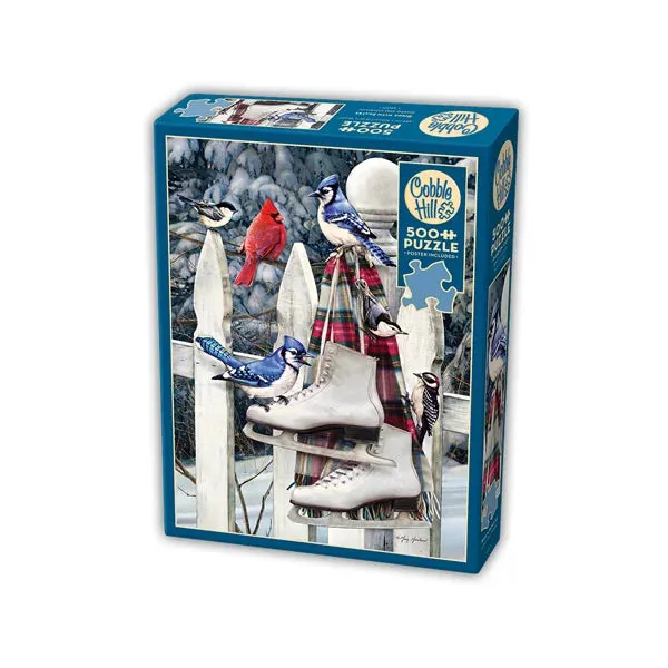 Birds with Skates 500 Piece Puzzle By Cobble Hill Puzzles