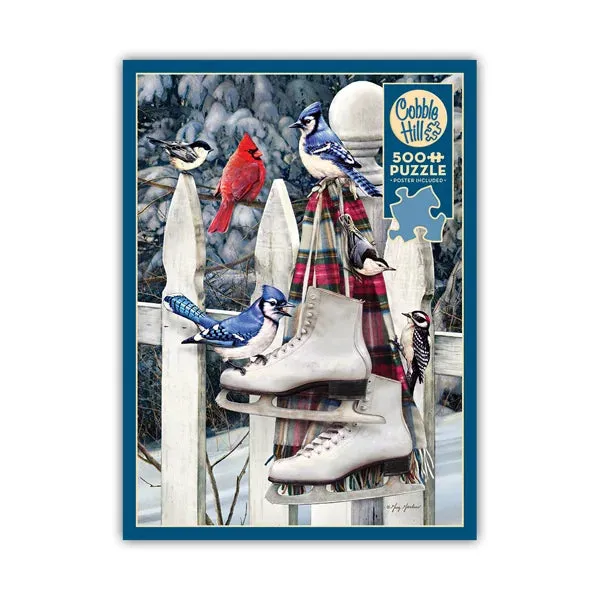Birds with Skates 500 Piece Puzzle By Cobble Hill Puzzles