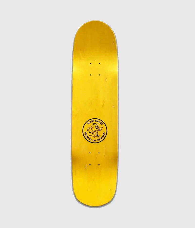 Blast Skates Shaped Logo Skateboard Deck 8.3"