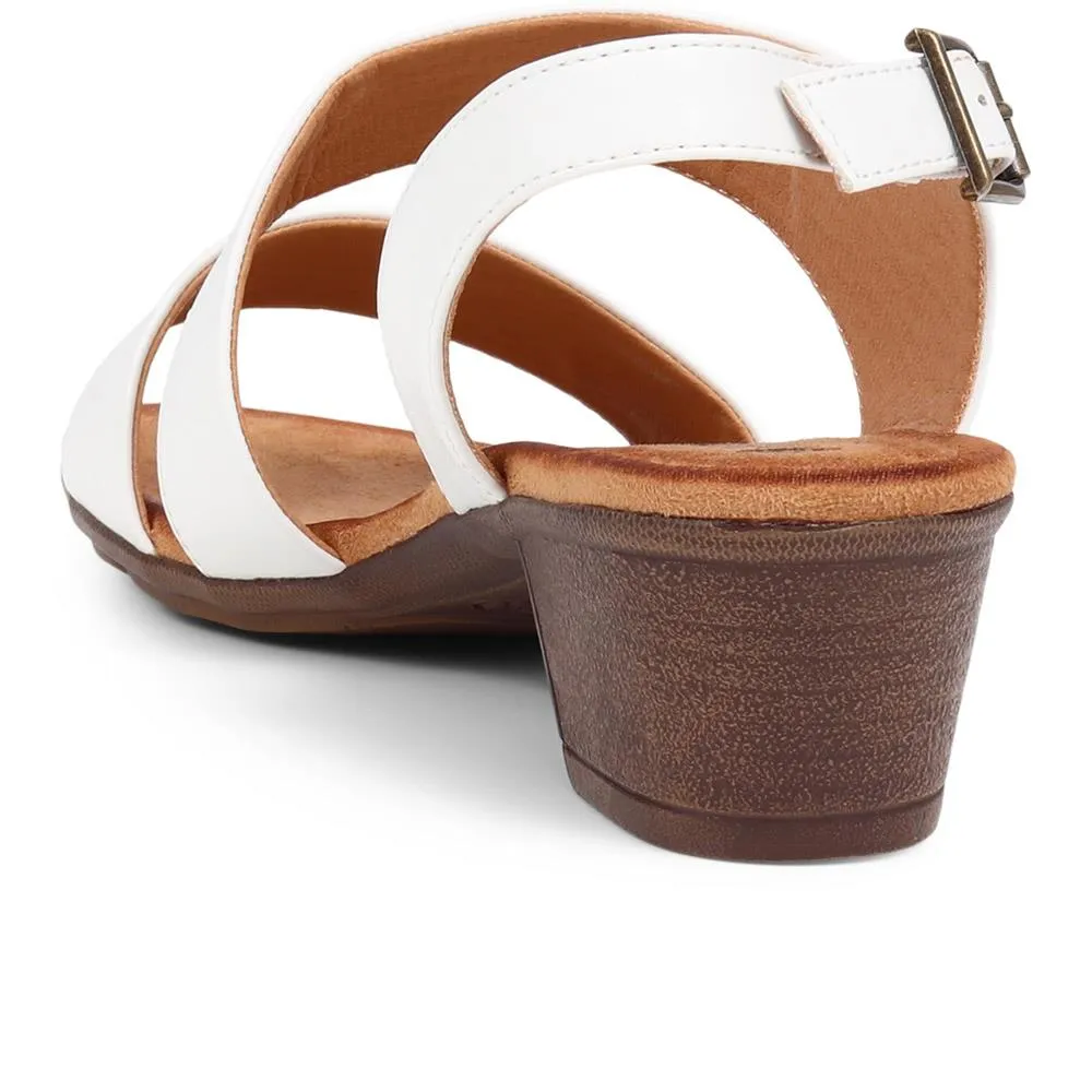 Block Heeled Sandals  - WOIL39005 / 325 057
