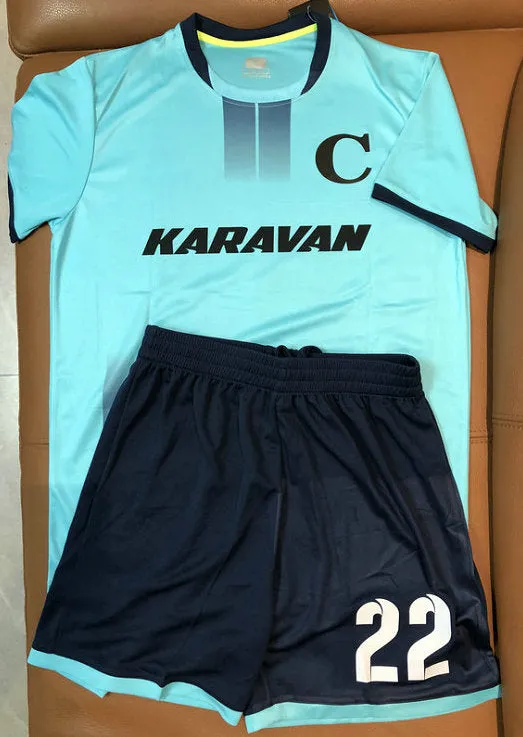 Blue Personalized Logo Football Jerseys for Youth