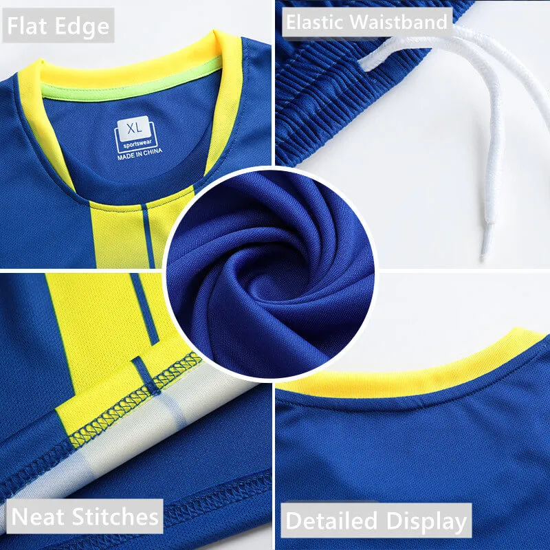 Blue Personalized Logo Football Jerseys for Youth