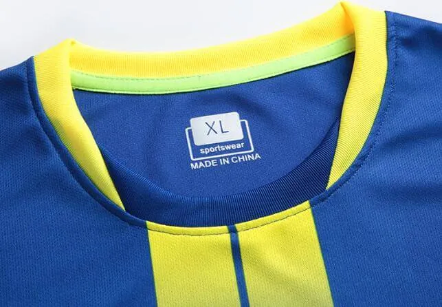 Blue Personalized Logo Football Jerseys for Youth