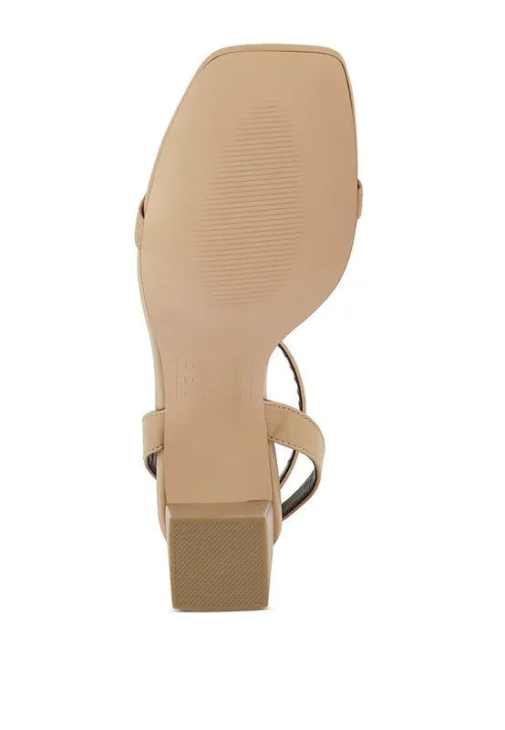 Blue Zone Planet |  Block Heel Ankle Strap Sandals
