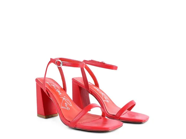Blue Zone Planet |  Block Heel Ankle Strap Sandals