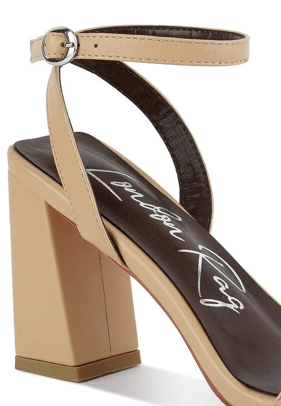 Blue Zone Planet |  Block Heel Ankle Strap Sandals