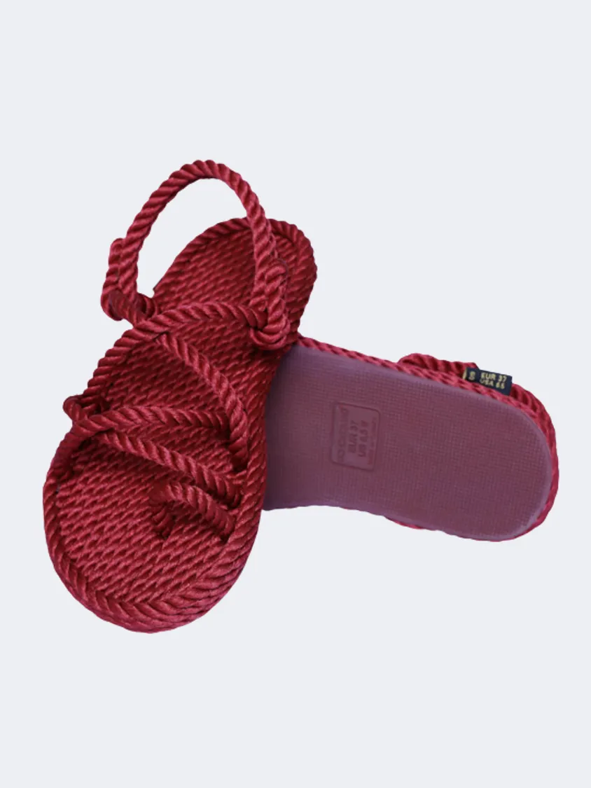Bohonomad Ibiza Rope Women Lifestyle Sandals Red