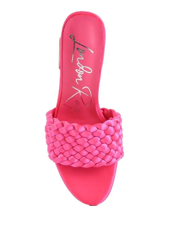 Bonnie Braided Satin Sandals