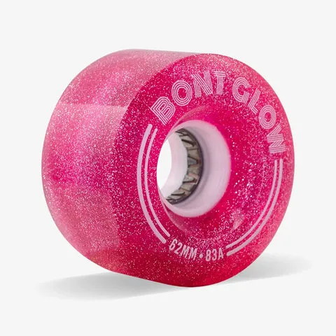 Bont Glow Light Up LED Rollerskate Wheels Pack of 4