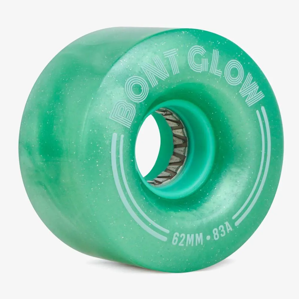 Bont Glow Light Up LED Rollerskate Wheels Pack of 4